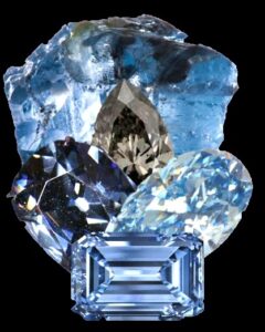 Diamanti blu azzurri e grigi storia e gemmologia