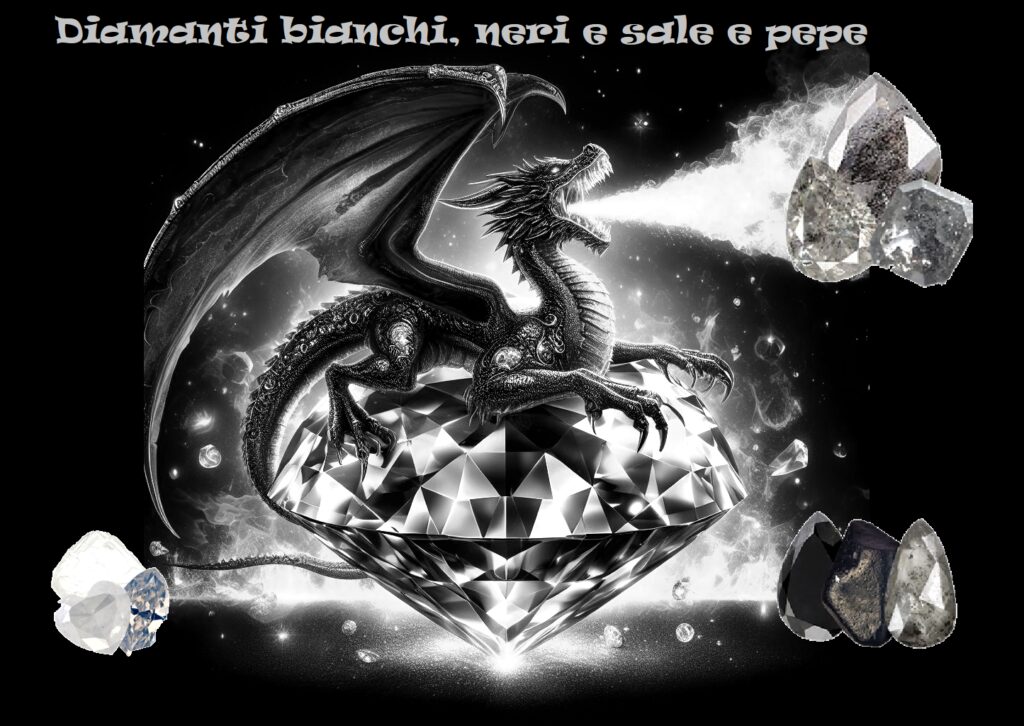 diamanti neri bianchi