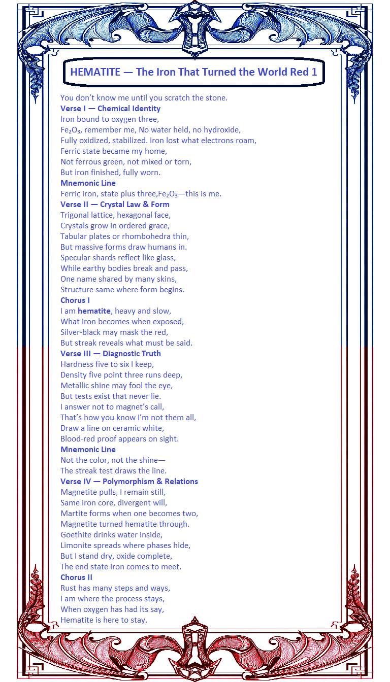 Storiedigemme HEMATITE — The Iron That Turned the World Red 1